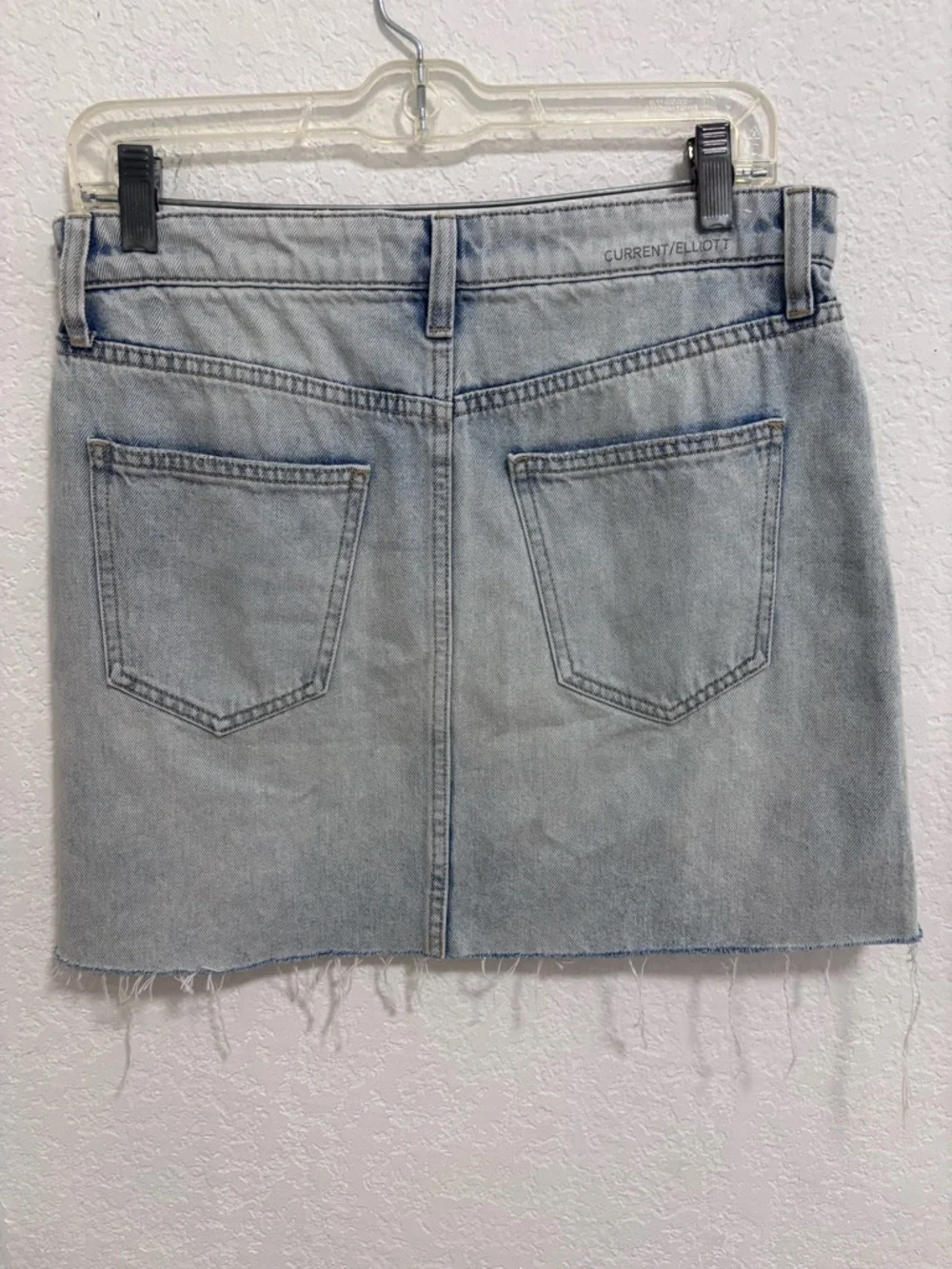Current/elliott denim mini skirt